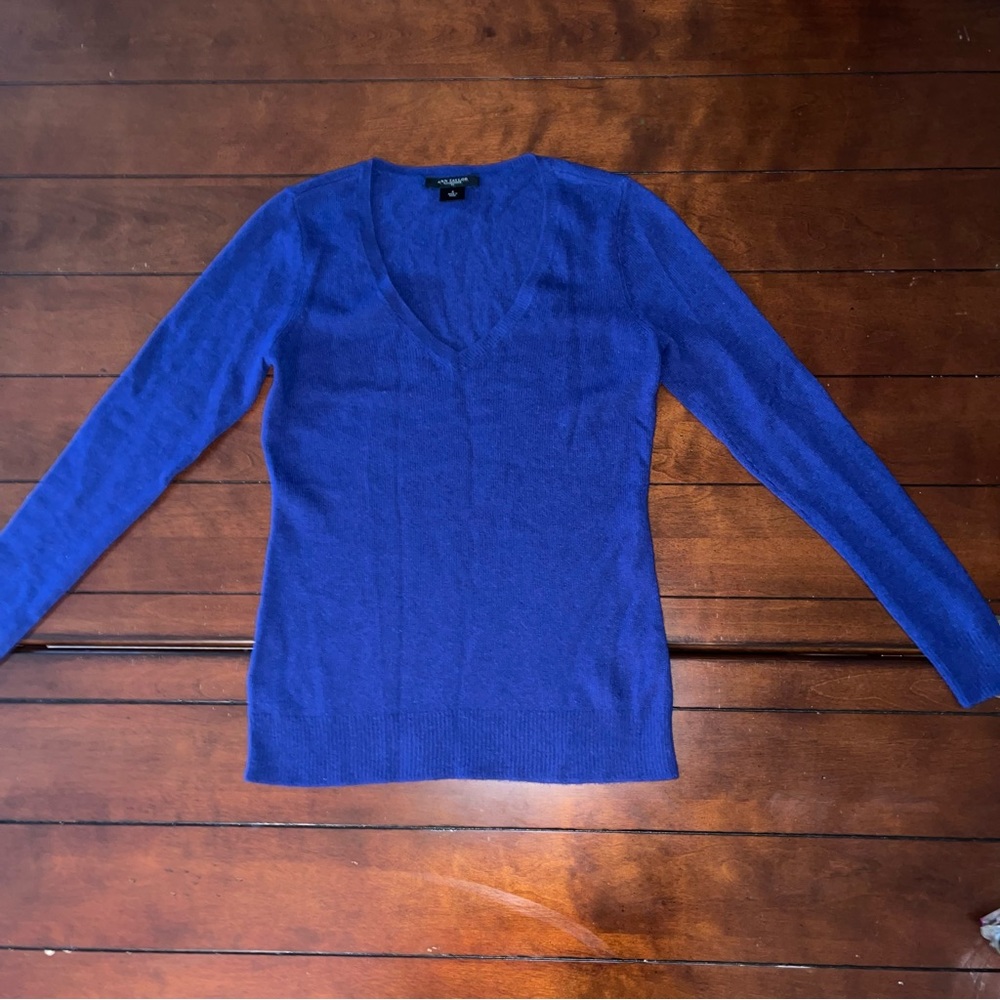 Ann Taylor Cashmere Blue sweater